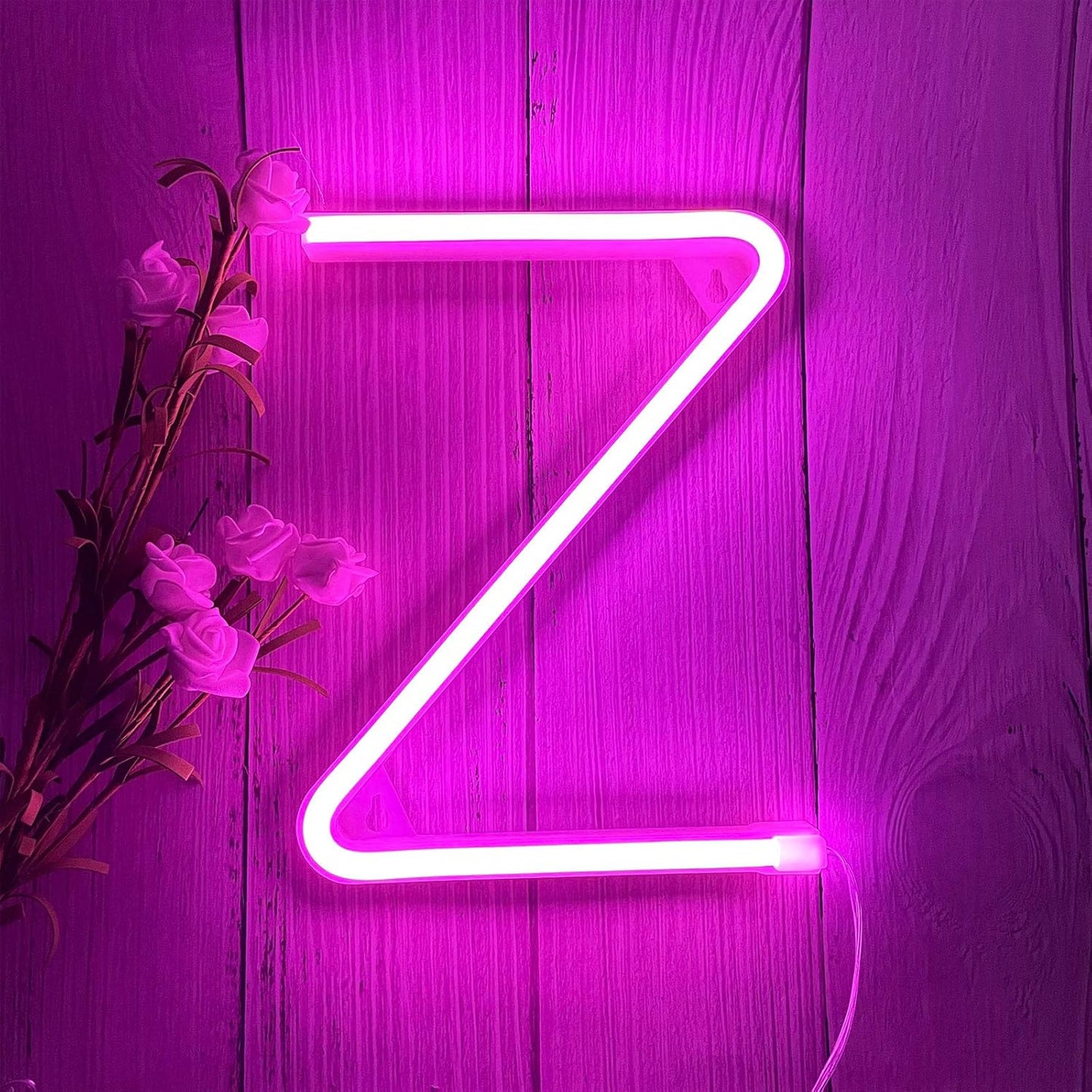 Custom Letter Neon Sign Custom Neon Sign A-Z Name Neon Light Nursery Children's Bedroom Dorm Decor Home Wall Decor Birthday Gift For Kids