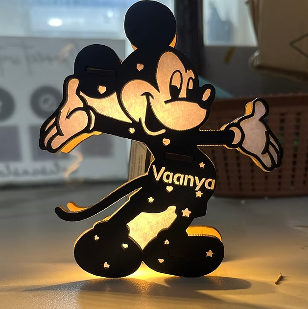 Micky Character Night Lamp 5 Inch