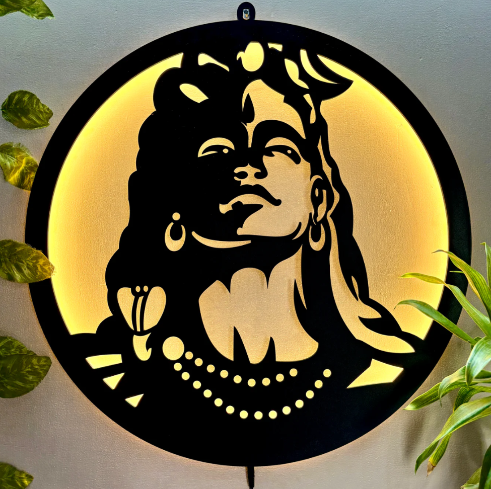 Adiyogi-ShivJi LED Wall Decor Light