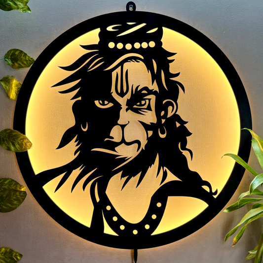 Bajrang Bali-Hanuman LED Wall Décor Light