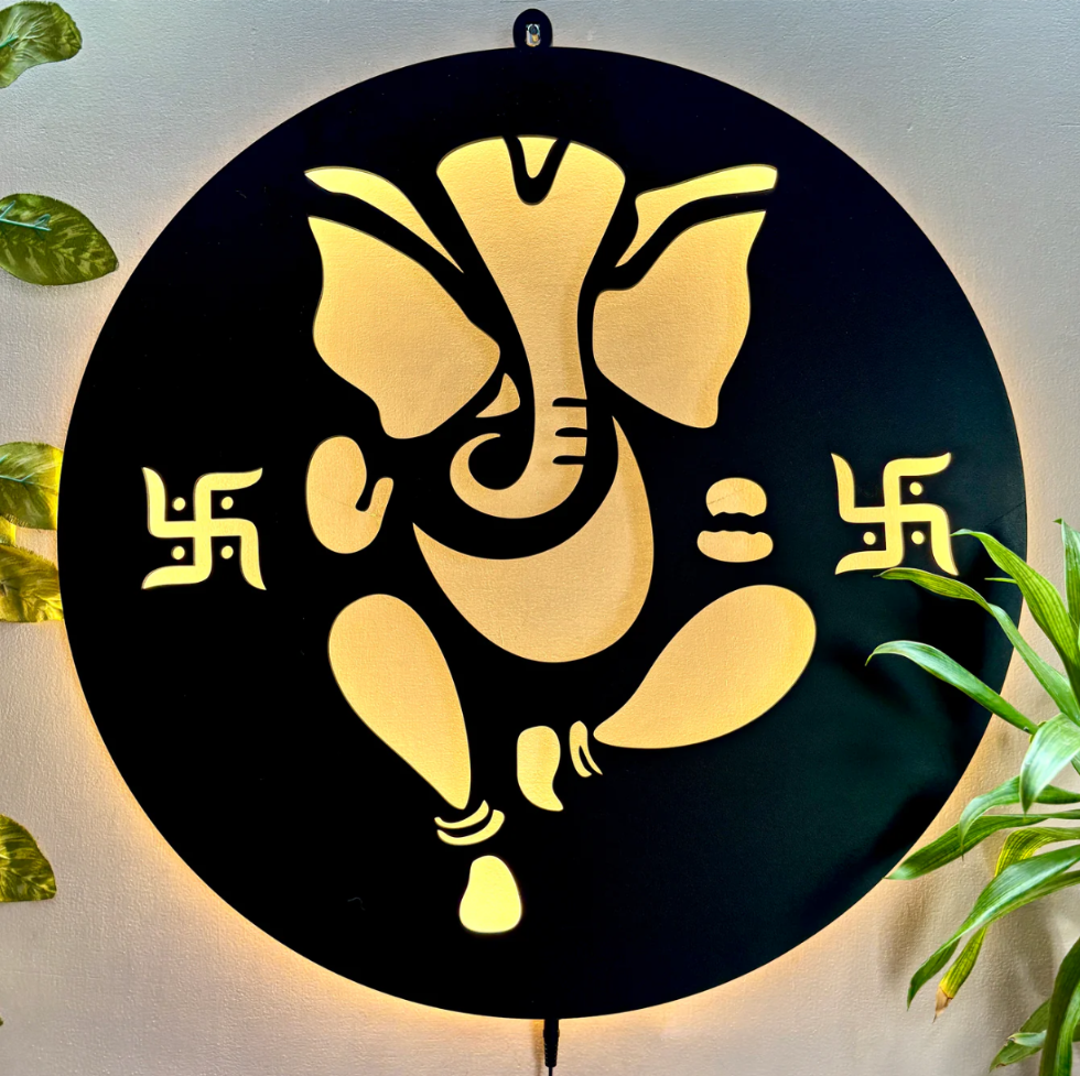 Ganesh Ji LED Wall Decor Light