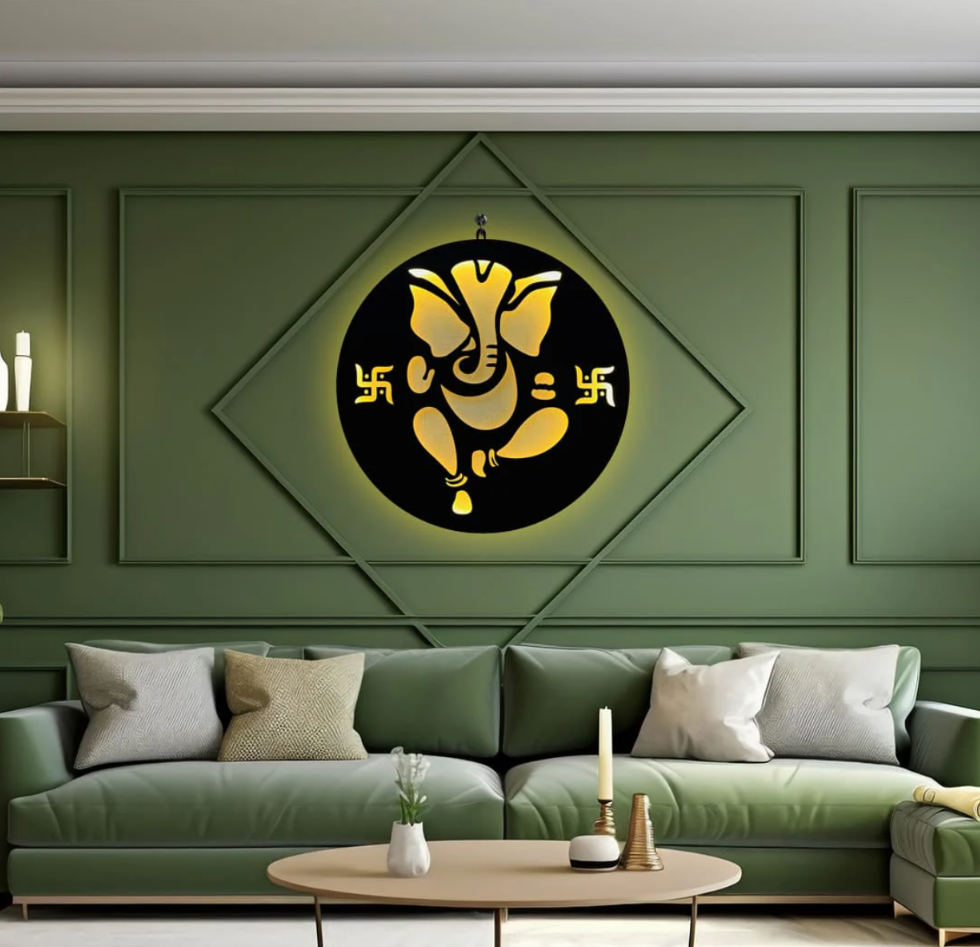 Ganesh Ji LED Wall Decor Light