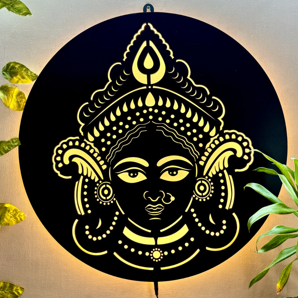 GODDESS DURGA LED Wall Decor Light