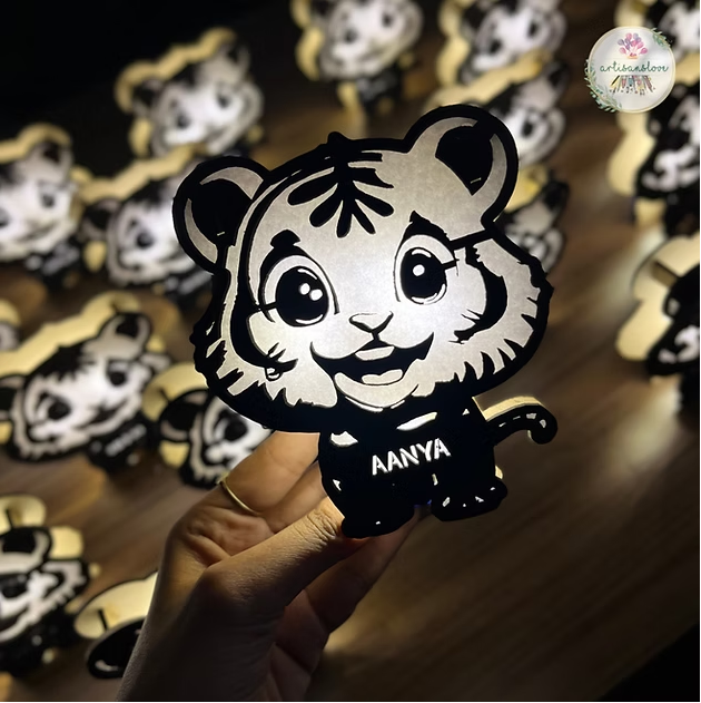 Tiger Character Night Lamp 5 Inch